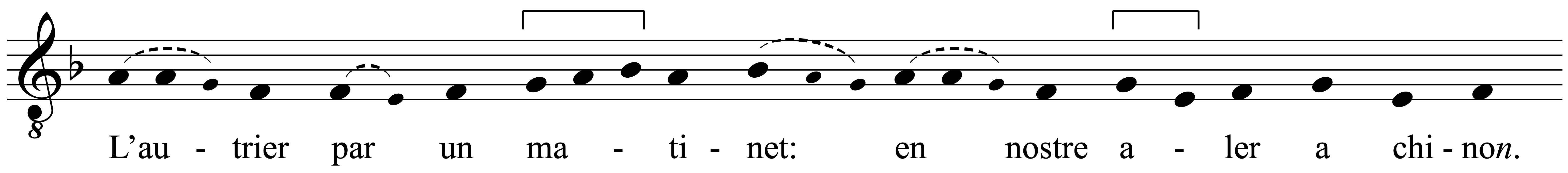 Work musical notation